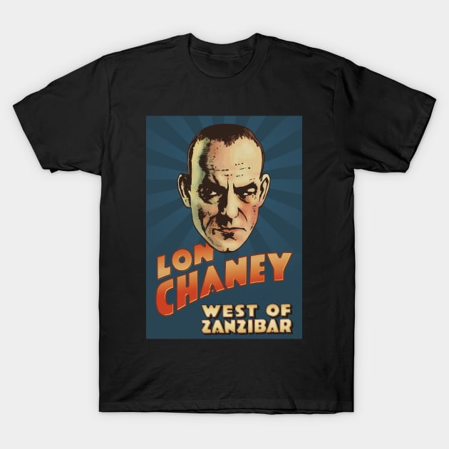 Lon Chaney West of Zanzibar T-Shirt by ranxerox79